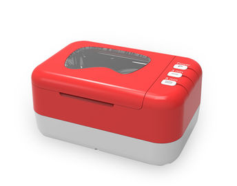 Baru Mini Merah JP-520 Ultrasonic Denture Sterilizer 15W Untuk Orangtua