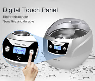 750ml Portable Ultrasonic Cleaner Rumah Tangga Dengan Kontrol Panel Sentuh