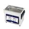 Digital Timer Benchtop Ultrasonic Cleaner 3.2 Liter Tangki SUS304 Pemanasan 100W