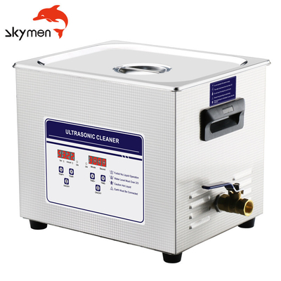 Peralatan Pembersih Ultrasonic Skymen 15L Ultrasonic Parts Cleaners Dengan Degass