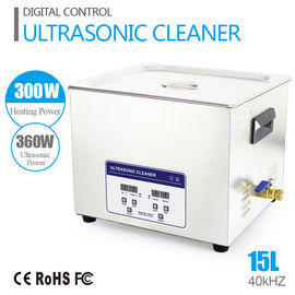 SUS Digital Dental Ultrasonic Cleaner, Bagian Benchtop 15L Cleaner CE &amp;amp; RoHS