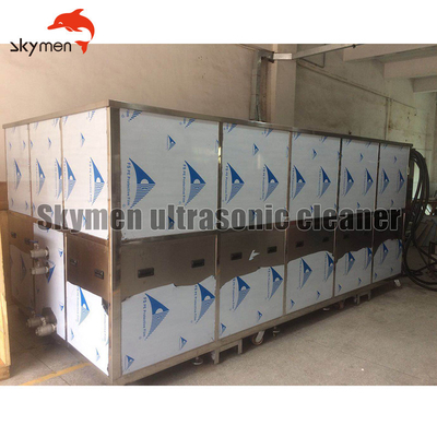 SUS304 Industrial Ultrasonic Cleaner 5400L Kapasitas 648pcs Transduser Untuk Suku Cadang Kapal