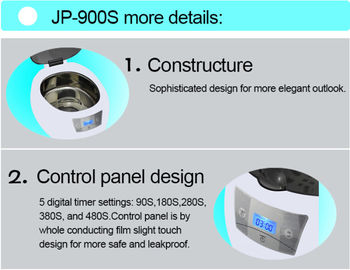 Mini Skymen JP -900S 750ml Ultrasonic Jewellry Cleaner Untuk Rumah Tangga / Supermarket / Toko