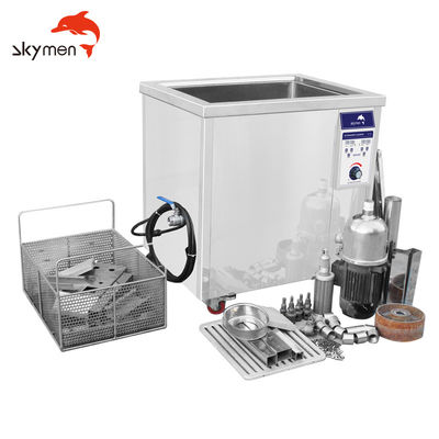 Skymen 100L Pembersih Ultrasonik Industri 1800W 28K/40KHz Tangki Baja Ringan