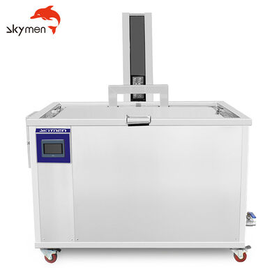Pembersih Ultrasonik Industri dengan Sistem Pengangkat