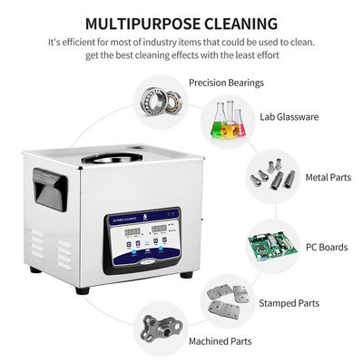 Alat Kosmetik Ultrasonic Cleaning Mchine Dengan Daya Pemanas 200w 2.85 Galon