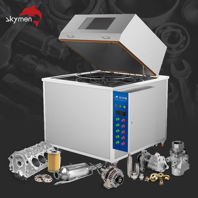 KUALITAS  500mm Rotary Basket Spray Cleaning Machine 3000W 380V PABRIK