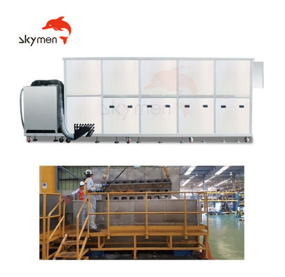 KUALITAS  34.2KW Ultrasonic Cleaning Equipment For Turbo Blade Aerospace Component PABRIK