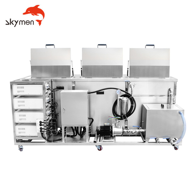 38L Tank Degreasing Ultrasonic Cleaner 3 Tank AC380V Untuk Shell Logam
