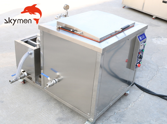 Pembersih Ultrasonik Industri Efisiensi Tinggi Dengan Daya Pemanasan 9000W / SUS 304 Basket