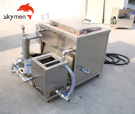 Pembersih Ultrasonik Industri Efisiensi Tinggi Dengan Daya Pemanasan 9000W / SUS 304 Basket