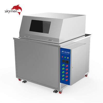 Mesin Pembersih Ultrasonik Semprotan Putar Tekanan Tinggi Industri untuk Degreasing Bagian Logam