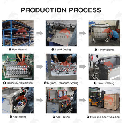 135L Industrial Ultrasonic Cleaner 1800W dengan Digital Timer 380V/220V