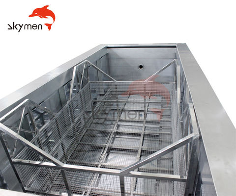 Pembersih penukar panas ultrasonik dengan petunjuk manual tutup dan fungsi Degas untuk pembersihan yang efisien