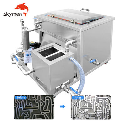 Ultrasonik Pembersihan Kotak Gir Mandi Menghilangkan Lemak, Minyak dan Splashes Logam
