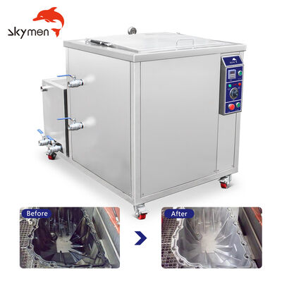 Ultrasonik Pembersihan Kotak Gir Mandi Menghilangkan Lemak, Minyak dan Splashes Logam