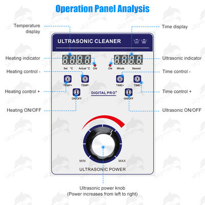 Skymen Ultrasonic Cleaner dengan Kapasitas 38L untuk Membersihkan Fuel Injector