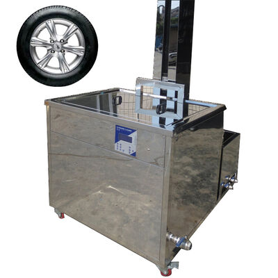 Pembersih Ultrasonik Otomatis untuk Ban dengan Pneumatic Lift Mudah dioperasikan