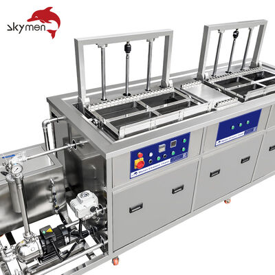 Mesin Pembersih Ultrasonik Tahap Ganda dengan Roller untuk Pembersihan Industri yang Efisien