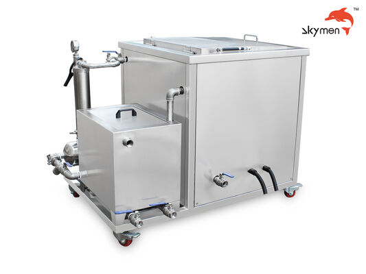 Kepala Silinder Pembersih Ultrasonik Industri dengan Sistem Filtrasi