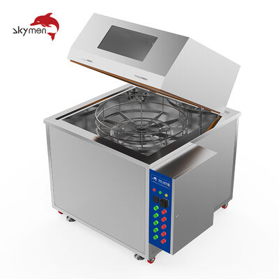 Mesin Pembersih Ultrasonik Semprotan Putar Tekanan Tinggi Industri untuk Degreasing Bagian Logam