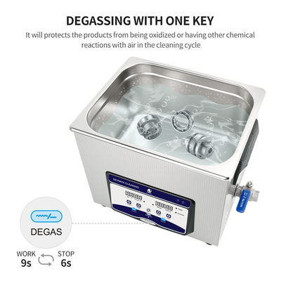 2.85 Galon Ultrasonic Cleaning Mchine Untuk Papan Sirkuit Cetak Dengan Daya Pemanasan 200w untuk Menghapus Resin