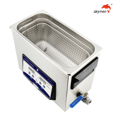 Skymen Ultrasonic Cleaner Untuk Peralatan Gigi Dengan Basket 200W Heater 1,72 Gallon