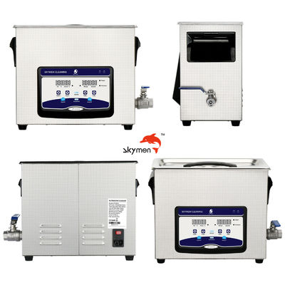 Skymen Ultrasonic Cleaner Untuk Peralatan Gigi Dengan Basket 200W Heater 1,72 Gallon