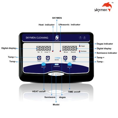 200W Heater 1,19 Gallon Benchtop Ultrasonic Bath SUS304 Untuk Gear