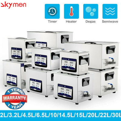 1,19 Gallon Benchtop Ultrasonic Bath SUS304 Untuk Botol Jus