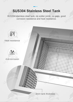 264L SS304 Sonic Wave Ultrasonic Cleaner 70 Galon Untuk DPF PDF