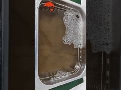 Pembersih Ultrasonik Skymen untuk Membersihkan Sekrup, Menghilangkan Karat 15L, Kontrol Mekanis