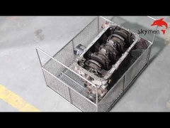 Suku Cadang Mobil Gemuk Karat Hapus Pembersih Ultrasonik Industri Tangki 100L 28/40KHz