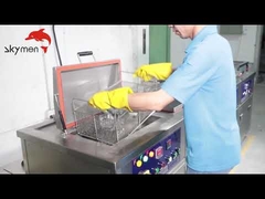 AC 220V/380V Industrial Ultrasonic Cleaner Washer 135L Dengan Pembilasan / Filter / Pengering