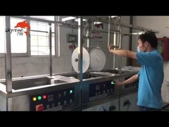Skymen JTM-3024GH 77L 1200W Dpf Tiga Tangki Pembersih Ultrasonik Industri Gerakan Horisontal Dengan Li